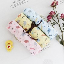 손수건 쁘띠 스카프 플라워 체크 캐릭터