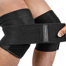 더웨이트컴퍼니 헬스 컴프레션 니 랩 테이핑 무릎 보호대 2p