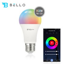 포커스 LED 컬러 전구 스마트폰 스마트 캠핑 아파트 안드로이드 벌브 인테리어 조명 방등 거실등 형광등, 1개