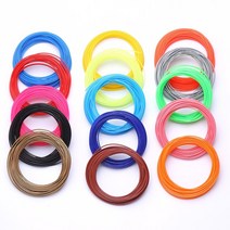 3D 프린터 소모품 필라멘트 5개 (최소 주문) 10m 1.75mm PLA 3d 프린터 펜 필라멘트 리필 핸들 플라스틱 3D, 22 트란-오렌지