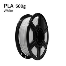 Flashforge-1.75mm PLA 0.5 KG 스풀 필라멘트 3D 프린터 어드벤처 3/파인더/드리머/발명가 시리즈용 프린, 03 PLA 0.5 white