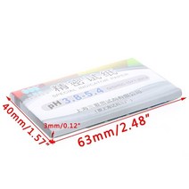 80 스트립 PH 범위 3.8-5.4 알칼리성 테스트 표시기 종이 물 리트머스 키트 산 토양, 01 White