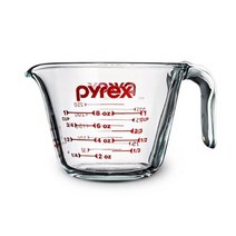 제과골목 pyrex파이렉스 계량컵 250ml 내열 강화유리, 1개