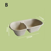 음식물처리기 10pcs 분해 가능한 일회용 도시락 휴대용 구획 방수 오일 방지 전자 레인지 난방 패스트 푸드 주방 테이크 아웃 상자, b, 10개