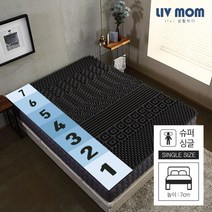 [KT알파쇼핑]리브맘 빨아쓰는 세븐존 매트리스+커버 슈퍼싱글 8종