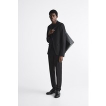 독일 자라 ZARA 슬림핏 수트 팬츠 - 블랙 125083