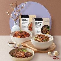 맛있저당 당뇨질환자용 식단형덮밥소스 2종(양념치킨180g/ 돼지 안심 장조림160g), 단품)안심돼지고기장조림 덮밥소스 1인분160g