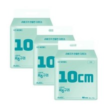 아베크 10cm 싸시구려 배변패드 대형 120매(40매x3팩) 강아지 반려견 펫 애견패드 60x76cm