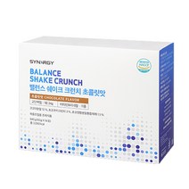 (정품)시너지월드 밸런스 쉐이크 크런치 초콜릿맛/체중조절용 식품