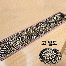 우브 정품 천연 우화석 발지압판 발지압매트, 무지개(대), 1개