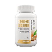 Maxler Turmeric Curcumin with Bioperine 1500mg - 내츄럴 Supplement 90 Vegan 캡슐, 수량, 상세참조