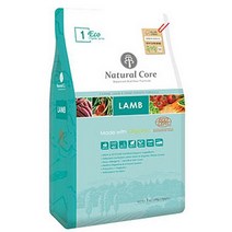 네츄럴코어 에코1 유기농 양고기 작은입자 기능성 사료, 양, 1개, 6kg