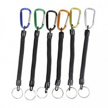 sales class낚시 밧줄 로프 스프링 등산 카라비너 분실방지(도매 문의 환영), 골드