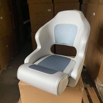 보트의자 perch huntbass yacht 알루미늄 합금 유리 섬유 강화 플라스틱 운전 좌석 도로 서브 접는 낚시 좌석, 라이트 그레이 다크 그레이 보통