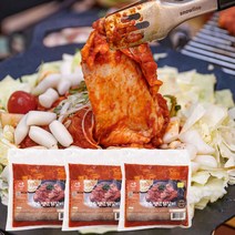 [떡사리증정] 춘천 달수 양념 닭갈비 500gx3팩 국내산냉장다리살+국내산고춧가루, 500g 3팩, 500g