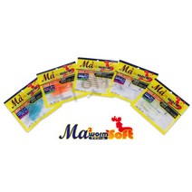 야마시타 마리아 마마웜 3인치 3.5인치 갈치웜 풀치웜 신컬러 UV 글로우피쉬, KBL(UV)