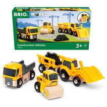BRIO WORLD (브리오 월드) 공사 차량 세트 대상 연령 3 세 ~ (열차 장난감 목제 레일) 33658