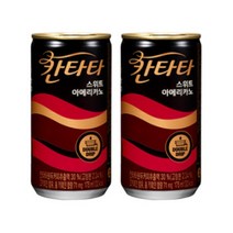 롯데칠성음료 칸타타 스위트아메리카노 175ml x 30캔 캔커피 온음료, 60개