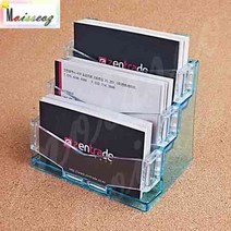 3단 디자인 명함꽂이 검정 메모함 메모꽂이