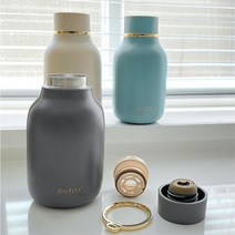 돌답례품 2중 진공 논슬립 보온보냉 텀블러 보냉병 가벼운 예쁜물병 작은, 차콜그레이