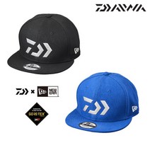 다이와 스냅백 DC-1108N 9FIFTY 뉴에라 콜라보레이션 고어텍스 은장 모자 낚시모자, 블루(은장)