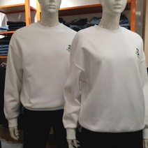 리트머스 3층 고민하지마세요 앞 뒤 깔금한 머쓱이 캐리터 남여공용 맨두맨 기본 티셔츠TU953-M-03