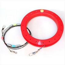 구구 더블갈치 원줄채비 심해갈치채비 자세 줄잡이 포함, 8단