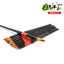 신진사 로빈 747 수채화붓 각종 크기 모음, 둥근붓/2호