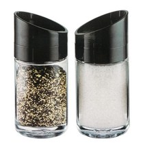 [NU] 글라스 (원형)미니 양념통 2조(100ml) 조미료통 투명 (NU 501123EA ), ※누리쿠팡▶ 본상품선택