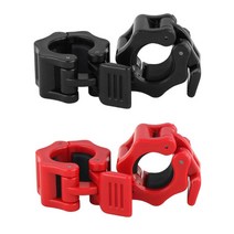 25mm 전용 바벨 봉 마구리 락조 플라스틱 고정랑 2개 역기봉 스프링 조임쇠 고정 잠금, 블랙 2개
