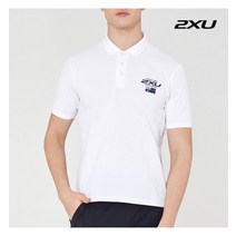 2XU 글로벌 공용 액티브 카라 티셔츠 X1MU15346WHT