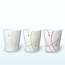 [S.K Since 1893] 독일 명품 세라믹 인테리어화분 할리우드-스와로브스키(15cm), 15cm:그리스탈 트랜스페어런트