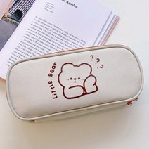 곰돌이필통 대용량 파우치형 필통 귀여운 캐릭터, Little Bear