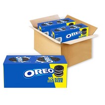 OREO 초콜릿 샌드위치 쿠키 킹 사이즈 스낵 팩 20개(박스 2개), 40 Ounce (Pack of 1)