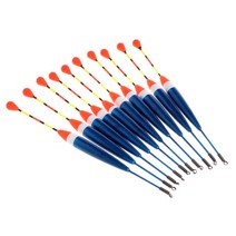 10pcs 잉어 낚시 부유물 세트 생선 태클 수직 10# 0.6에 대한 부표 bobber 스틱 세트, 하얀색