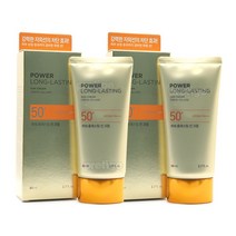 [더페이스샵] 파워 롱래스팅 선 크림(대용량) 2개, 80ml