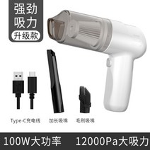 저렴한청소기 무선 흡입력좋은 원룸 청소기 차이슨 미니 핸디 청소기 9000 충전기 자동차 진공 카펫 건조 및 습식 가정용 세탁기 핸드 헬드 가전, 흰색 무선 b, 협력사