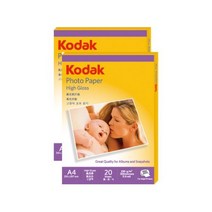 광택포토용지 5740-322 A4 20매 230g Kodak, 상세 설명 참조