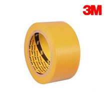 3M 244 내열 종이 마스킹테이프 오렌지색 길이50M, 35mmx50M