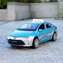 1:32 아우디 폭스바겐 택시 다이캐스트 장난감 자동차 모형 피규어, 코롤라 렌탈 블루