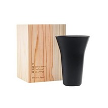 텀블러 물컵 2개 세트Wired Beans 와이어드 빈즈 평생을 더해주는 유리 240 우스 불어 글래스 360ml, 블랙 매트