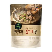 CJ 비비고 갈비탕 가족보양식 간편음식 자취음식 400g, 6세트