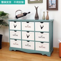 프로방스가구 나비장 콘솔수납장 원목고가구 나비장콘솔, 그린 90 X 30 X 66cm