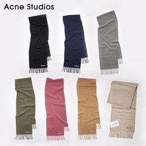[ACNE STUDIOS] 아크네 스튜디오 머플러 캐나다 프린지 울 스카프 스키니 / NEW 핑크라벨 국내배송