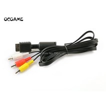 OCGAME 플레이 스테이션 2/3 PS2 PS3 TV 모니터 콘솔 시스템 hdtv에 대 한 RCA 코드에 2 개/몫 오디오 비디오 AV 케이블