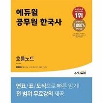 에듀윌 공무원 한국사 흐름노트 민주국사 복습 워크북 무료강의 제공, 상품명