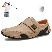 여름 남성용 주니어 명품스타일 클래식 가성비 골프화 키높이 기능남자 유행의 가죽 운동화 카키색 가 겨울 외부 운동화 잔디 미끄럼 방지 남자 훈련 신발류