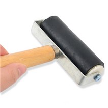 판화롤러 그림 잉크 고무 나무 목판화 롤러 10CM 그림롤러 판화롤러6CM 잉크롤러 롤 목판화 롤러