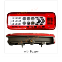 오토캠핑 차량용 트레일러 견인장치 적제함 볼보 트럭 fh 460 fmx 500 트럭 용, 부저가 있는 1쌍, 24v