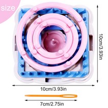 뜨개질 기계 대형 48핀 자동뜨개도구 니트머신 KAOBUY 스웨터 뜨개질 도구 바느질 스퀘어 서클 모자 짜는, 한개옵션0